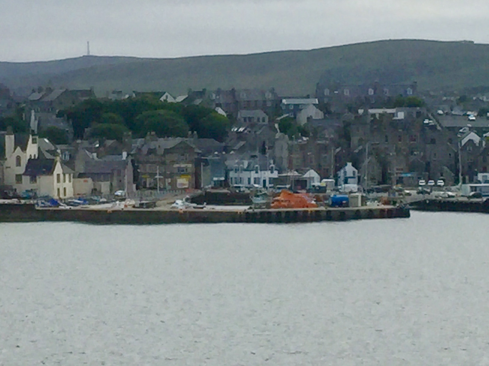 Lerwick viewed from the sea