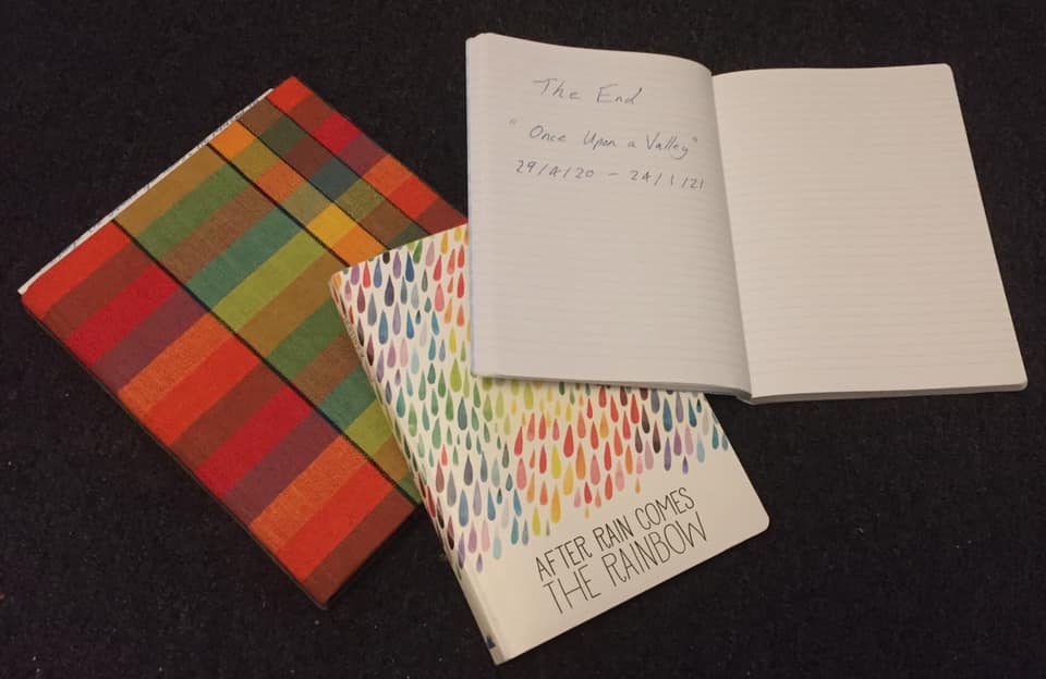Set of notebooks used for the story